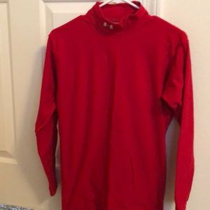 Under Armour red long sleeve shirt